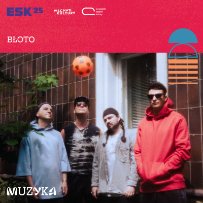 grafika promująca zesp&oacute;ł Błoto